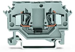 Wago Component terminal block; 2-conductor; with diode 1N5408; anode, right side; for DIN-rail 35 x 15 and 35 x 7.5; 4 mm2; CAGE CLAMP®; 4, 00 mm2; gray (281-603/281-401)