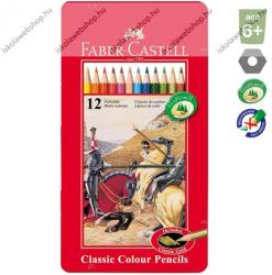 Faber-Castell Classic fémdoboz színesceruza lovag mintás, 12db (STM_2018_115844)