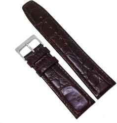  Curea de ceas din Piele Naturala - Culoare Maro, textura lucioasa - 20mm 22mm - GR3866 (GR3866)