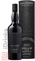 OBAN Night's Watch & Bay Reserve Game of Thrones Collection 0,7 l 43%