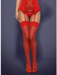 Obsessive S800 stockings ruby S/M
