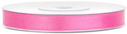 PartyDeco Dekor szaténszalag, pink, 6mm/25m