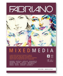 Fedrigoni Bloc de desen A3 250 g, FABRIANO Mixed Media, 40 file