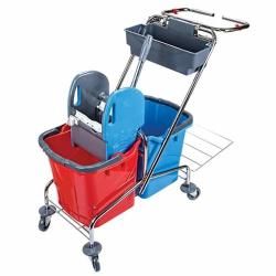  Felmosókocsi AMAZON, kétvödrös takarító kocsi