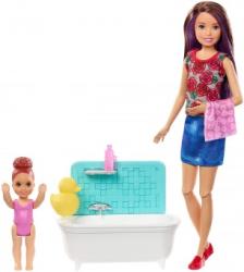 Mattel Barbie Skipper Babysitter FXH05 la baie set de joaca