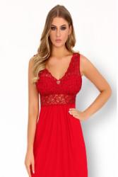 Livco Corsetti Imchaella 2 részes piros csipkés hálóing fehérnemű szett L/XL