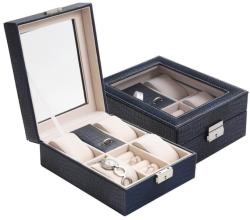 JK Box cutii de bijuterii JK Box SP-1810/A14 întuneric albastru