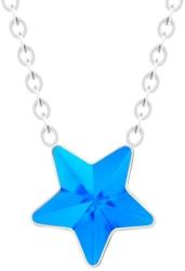 Preciosa oțel colier Fecioară cu cehă cristal Preciosa 7342 67 albastru
