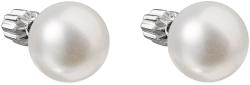 Pavona argint perla cercei Swarovski elements 21004.1 alb