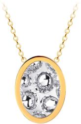 Preciosa oțel colier Idared cu cehă cristal Preciosa 7361Y00, aur