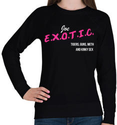 printfashion Joe Exotic - Női pulóver - Fekete (2534112)