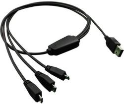 Roline Cable USB2.0 A-3xMicro B, M/M, 0.8m, 11.02. 8306