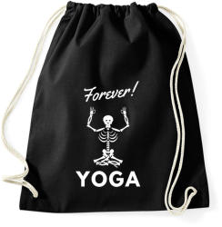 printfashion Forever Yoga - Sportzsák, Tornazsák - Fekete (2548093)