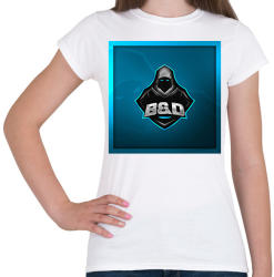 printfashion Bálint és Dávid Gaming Logo - Női póló - Fehér (2546115)