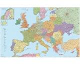 Stiefel Falitérkép, Európa országai 136x90 cm fémléces STIEFEL (12049500FL)