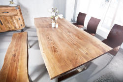 LuxD Étkezőasztal Massive 180 cm - asztallap 35 mm - akácia honey