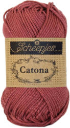 Scheepjes Catona 396 Rose Wine - borvörös pamut fonal
