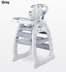 Caretero HOMEE átalakítható etetőszék Grey