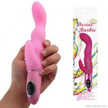 LyBaile Desire Barbie szilikon klitoriszkaros G-pont vibrátor - rózsaszín