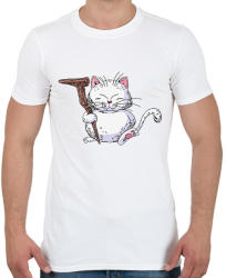 printfashion Dragon Ball karakter - Férfi póló - Fehér (2556001)