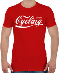 printfashion Cycling - Férfi póló - Piros (2559443)