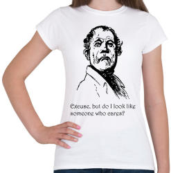 printfashion Excuse, but do I? - Női póló - Fehér (2555856)
