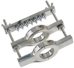 Mister B Hardware Ball Crusher and Stretcher with Pins Inel pentru penis