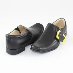 Marelbo Pantofi Piele Naturala Copii, Baieti - Negru, Marelbo - 111-Negru - Marimea 34
