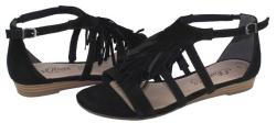 S. Oliver Sandale Piele Naturala Dama - Negru, S. Oliver - 5-28112-26-001-Black - Marimea 40