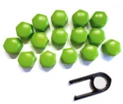 Argo Díszkupak kerékanyára, zöld, 19mm (4 darabos garnitúra)