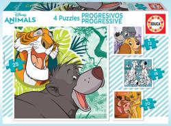 Educa Puzzle Disney Classics Progressive 4în1 Educa 12-16-20-25 piese (EDU18628) Puzzle