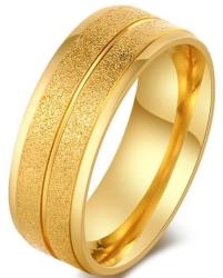 Ékszerkirály Női eljegyzési gyűrű nemesacélból, arany, 10-es méret (32869706984_04)