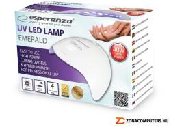 Esperanza Emerald EBN008 40Watt műköröm UV LED lámpa