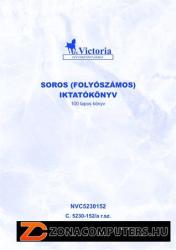 Nyomtatvány, iktatókönyv, 100 lap, A4, VICTORIA "C. 5230-152" (NVC5230152)