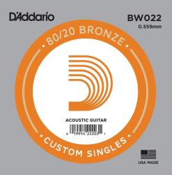 D'Addario BW022 Különálló akusztikus gitárhúr