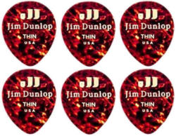 Dunlop 485R-05TH Celluloid Teardrop 6 Pengető