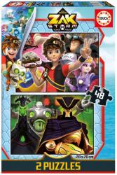 Educa Puzzle Zak Storm Educa 2x48 piese de la 4 ani (EDU17733) Puzzle