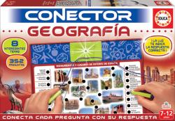 Educa Joc de societate Conector Geografie Educa în spaniolă 352 întrebări de la 7-12 ani (EDU17204)