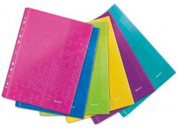 Leitz Folie de protectie color WOW cu arici, diverse culori, Leitz E47070099 (47070099)