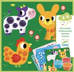 DJECO Set de modelat plastilina, cu buline si planse ilustrate - Djeco (DJ09894)