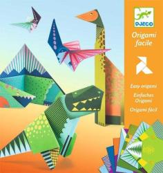 DJECO Set creativ pentru copii, Origami Djeco, Dinozauri (DJ08758)
