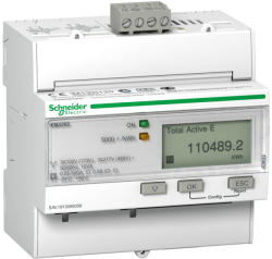 Schneider Electric A9MEM3265 digitális fogyasztásmérő 3 fázis 63A, áramváltós, Bacnet, MID (A9MEM3265)