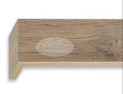  Timber 1 sínes sanremoi tölgy színű előlapos fa karnis oldalfalra