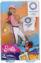 Mattel Barbie - Tokió 2020 olimpiai játékok - baseball játékos (GJL77)