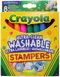 Crayola Kimosható filctoll nyomda 8db (58-8129)