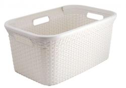 CURVER Ágyneműtartó kosár STYLE RATTAN 45L - krém CURVER (187492)
