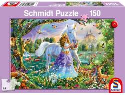 Schmidt Spiele Hercegnő és unikornis a kastélynál 150 db-os (56307)