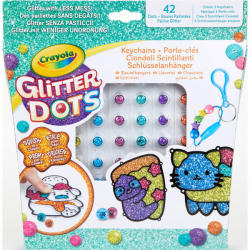 Crayola Glitteres dekorgyöngyök - Kulcstartó készlet (04-0800)