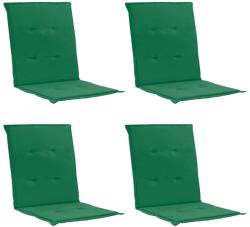 vidaXL Perne scaun de grădină, 4 buc. , verde, 100x50x3 cm (47557)