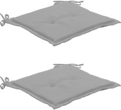 vidaXL Perne pentru scaun de grădină, 2 buc. , gri, 50 x 50 x 3 cm (47597)
